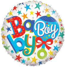 Baby Boy Rattle Foil Balloons