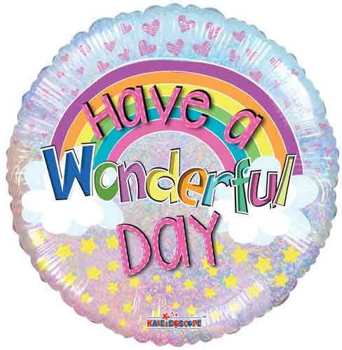 Have A Wonderful Day Foil Balloons
