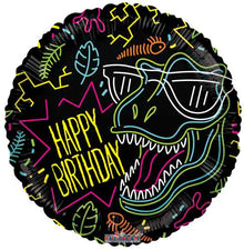 Birthday Cool Dinosaur Foil Balloons