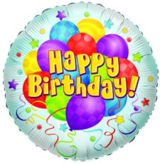 Balloon White Birthday Foil Balloons