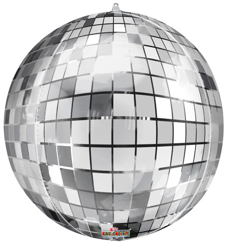 Disco Ball K-Sphere Foil Balloons