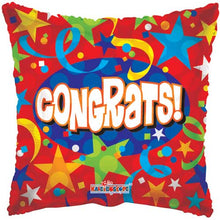 Congrats Stars & Streamers Foil Balloons