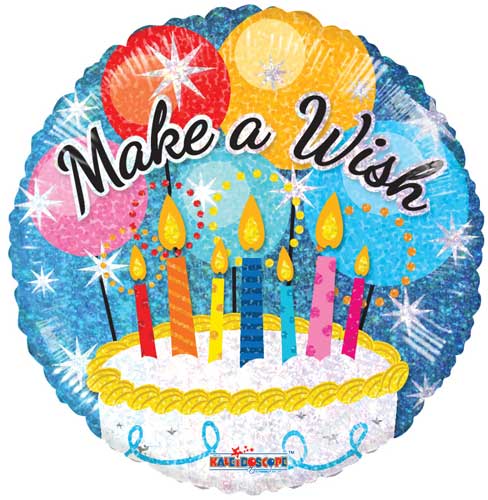 Make A Wish Foil Balloons