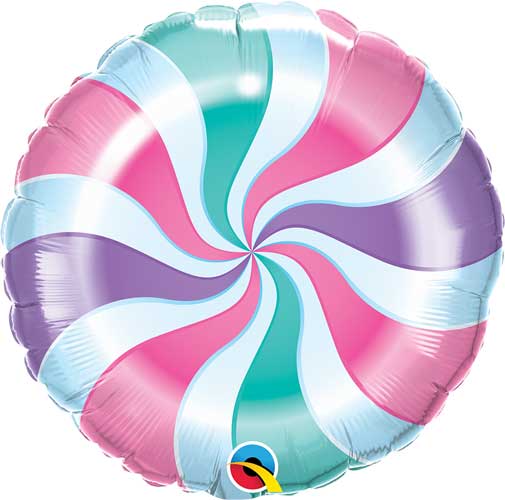 Candy Pastel Swirl Balloons