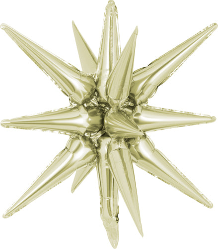 22 Inch White Gold Starburst