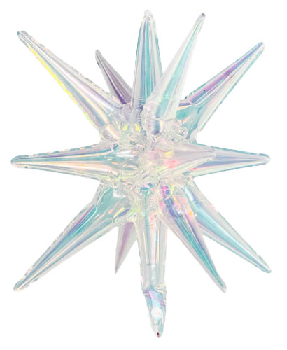 22 Inch Iridescent Starburst