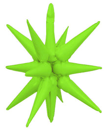 22 Inch Neon Green Starburst