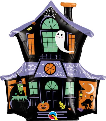 Haunted House Foil Shape