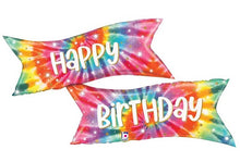 Birthday Tie-Dye Banner Shape