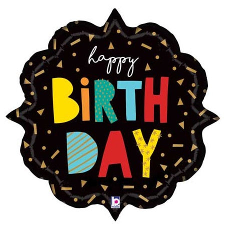 Birthday Ornate Diamonds Shape