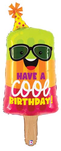 Birthday Cool Popsicle Shape