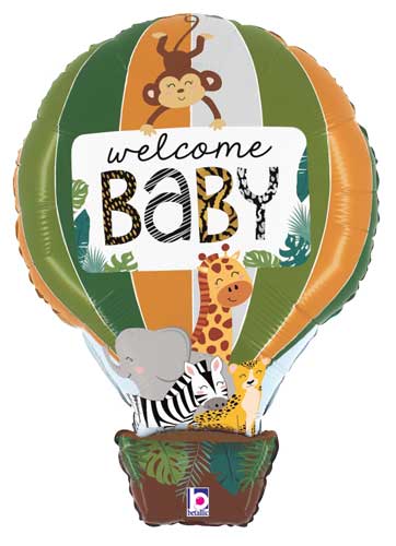 Jungle Animal Welcome Baby Shape