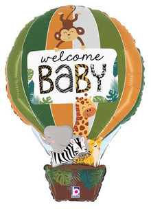 Jungle Animal Welcome Baby Shape