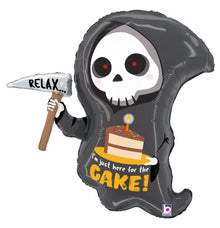Grim Reaper Birthday Cake Shape