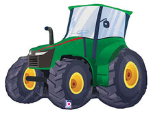 Green Farm Tractor Shape