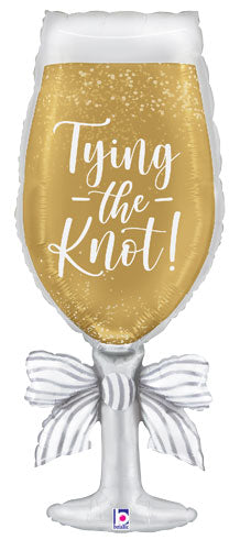 Tying the Knot Champagne Shape