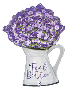 Feeling Better Lavender Pitcher Shape