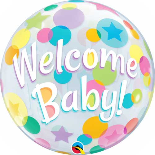Bubble Welcome Baby Dots