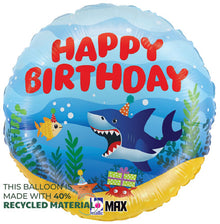 Birthday Ocean Party Foil Balloons