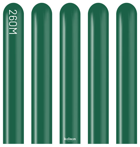 260K Standard Dark Green Balloons