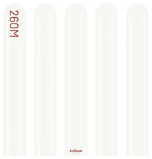 260K Standard White Balloons