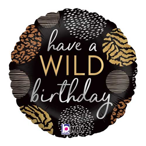 Birthday Wild Foil Balloons
