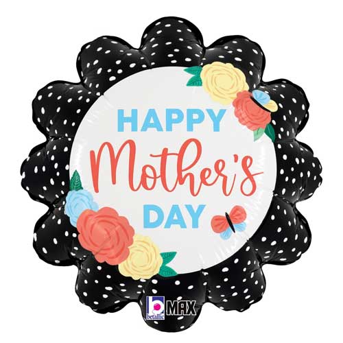 Mother's Day Butterfly Dots Balloons