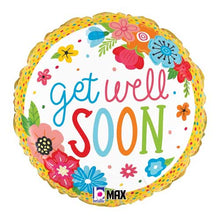 Get Well Floral Foil Balloons