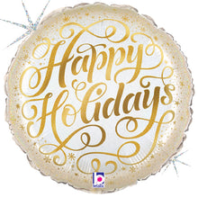 Glistening Happy Holidays Foil Balloons