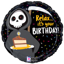 Grim Reaper Birthday Foil Balloons