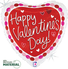 Pom Pom Valentine Foil Balloons