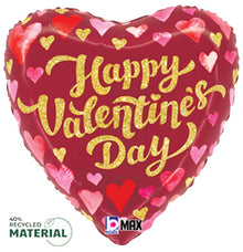 Valentine's Day Sparkles Foil Balloons