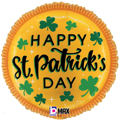 St. Pat's Gold Coin Foil Balloons