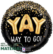 YAY Way To Go Foil Balloons