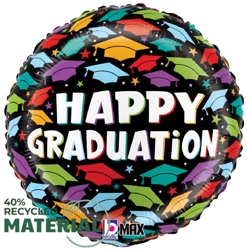 Brilliant Grad Hats Foil Balloons