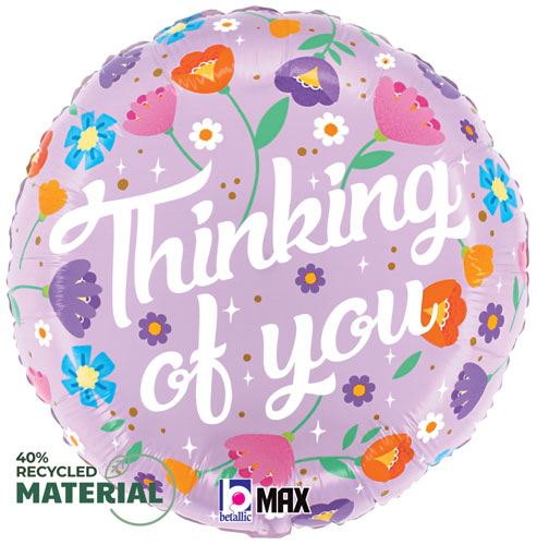 Thinking Of You Florals Foil Balloons