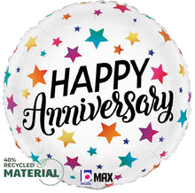 Colorful Anniversary Foil Balloon