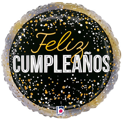 Cumpleanos Metalico Foil Balloons