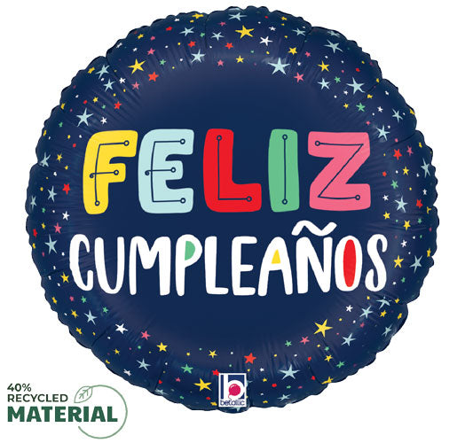 Estrellas de Cumpleanos Foil Balloons