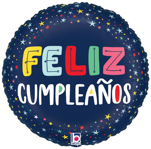 Estrellas de Cumpleanos Foil Balloons