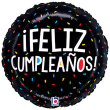 Cumpleanos Confeti Coloridos Foil Balloons
