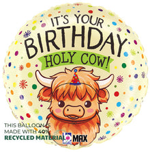 Highland Holy Cow Birthday Foil Balloons