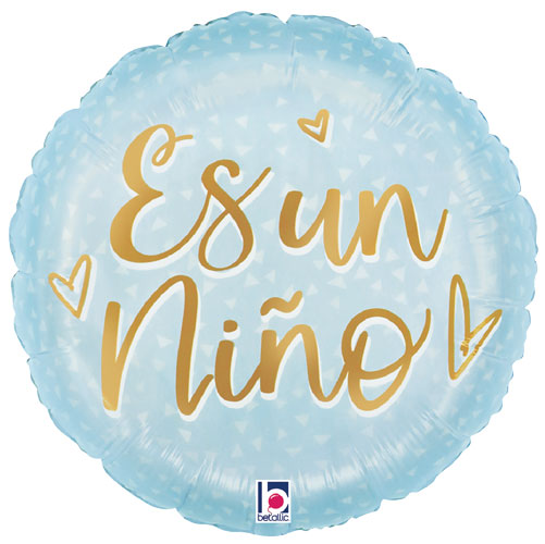 Azul Saten Para Bebe Foil Balloon