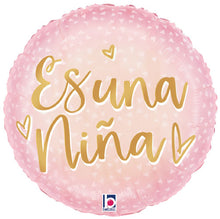Rosa Saten Para Bebe Foil Balloon