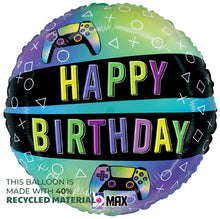 Vivid Gaming Birthday Foil Balloons