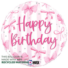 Pretty Pink Bow Birthday Foil Balloons