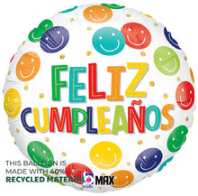 Cumpleaños Sonriente Foil Balloons