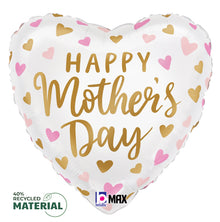 Satin Mother's Day Hearts Foil Balloons