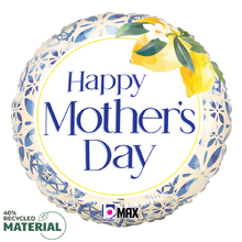 Mother's Day Mediterranean Tiles Foil Balloons