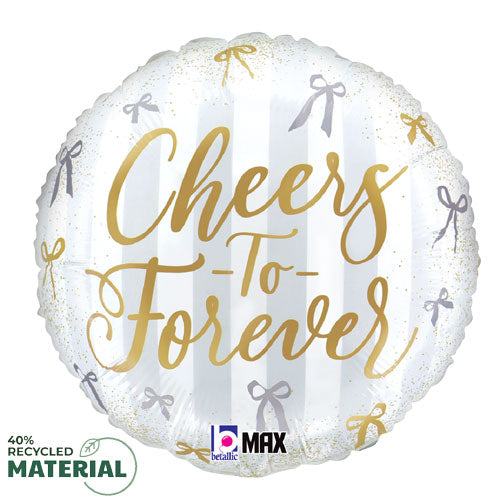 Satin Cheers to Forever Foil Balloons